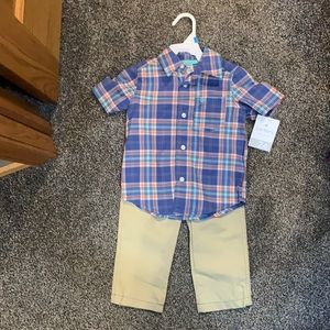 Carter’s Boys Plaid Outfit